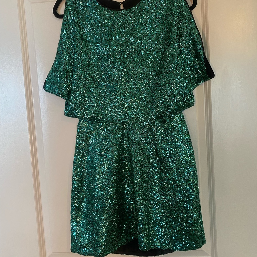 H&M Green Sequin Dress